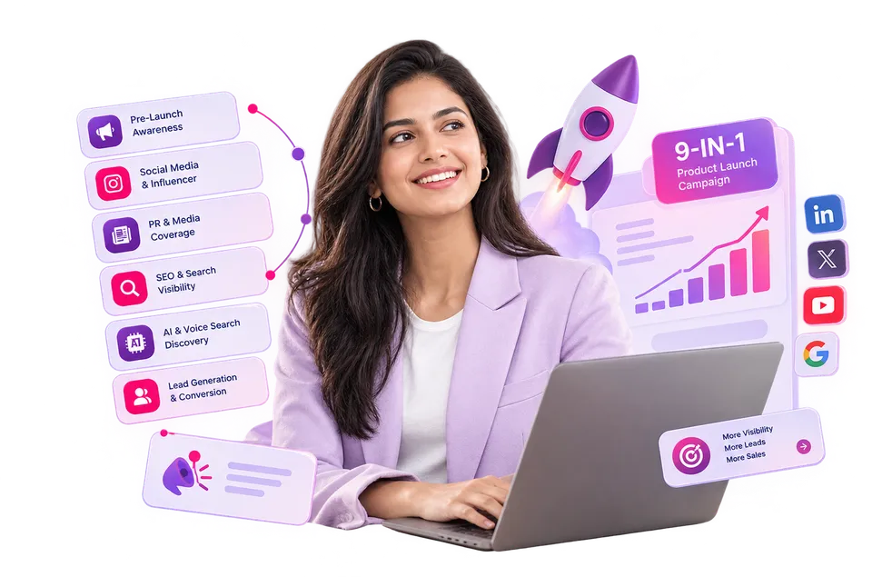 Product Launch Campaign visual: A Structured Product Launch Solution
