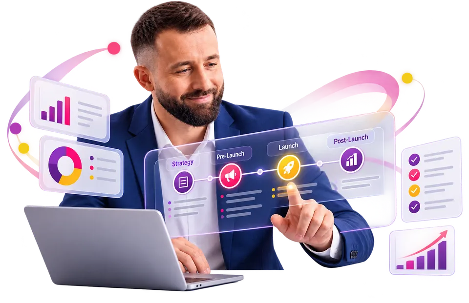 Product Launch Campaign visual: Product Launch Execution Process